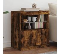 vidaXL Buffet - Chêne Fumé avec LED - 60x37x67 cm