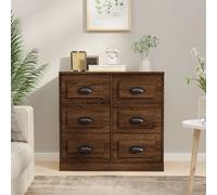 vidaXL Buffet chêne marron 67,5 cm
