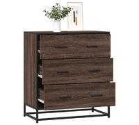 VidaXL Buffet chêne marron 68x35x76 cm