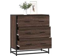 VidaXL Buffet chêne marron 68x35x76 cm