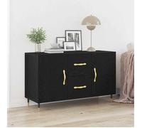 vidaXL Buffet Chêne noir 100 x 36 x 60 cm Bois d'ingénierie 862956