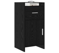 vidaXL Buffet Chêne Noir 40 x 36 x 80 cm Bois d'ingénierie,