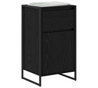 vidaXL Buffet Chêne Noir 43 x 36 x 75,5 cm Bois d'ingénierie, Solutions de Rangement pour Salon, Buffet rectangulaire, Organisateur Moderne, Meuble Fonctionnel pour déco