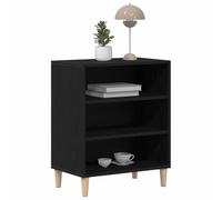 vidaXL Buffet Chêne noir 57 x 35 x 70 cm Bois d'ingénierie – Moderne, gain de place