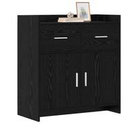 vidaXL Buffet Chêne Noir 75 x 36 x 80 cm Bois d'ingénierie,