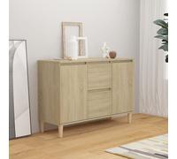 vidaXL Buffet chêne sonoma 101x35x70 cm bois d'ingénierie