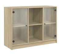 vidaXL Buffet Chêne Sonoma 102x37x75,5 cm bois d'ingénierie Marron G