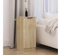 vidaXL Buffet Chêne sonoma 30x30x70 cm Bois d'ingénierie Marron