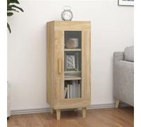 vidaXL Buffet Chêne sonoma 34,5x34x90 cm Bois d'ingénierie