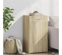 vidaXL Buffet chêne Sonoma 50x42,5x93 cm en bois d'ingénierie