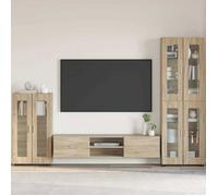 vidaXL Buffet Chêne Sonoma 55,5 x 29 x 100 cm Bois d'ingénierie