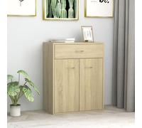 vidaXL Buffet Chêne sonoma 60x30x75 cm Bois d'ingénierie