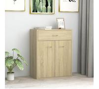 vidaXL Buffet Chêne sonoma Bois d'ingénierie 60 x 30 x 75 cm