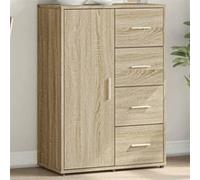 vidaXL Buffet chêne sonoma – bois d'ingénierie 60x31x84 cm