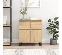 vidaXL Buffet Chêne sonoma 60x35x70 cm Bois d'ingénierie Marron