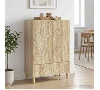 vidaXL Buffet Chêne Sonoma 66 x 34,5 x 95 cm Bois d'ingénierie 895127