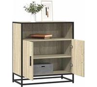 vidaXL Buffet chêne sonoma 68x35x76 cm bois d'ingénierie, armoire de rangement, meuble d'entrée, meuble d'appoint, meuble de 849000 Marron G