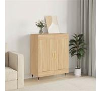 Vidaxl Buffet Chêne Sonoma 69,5x34x90 Cm Bois D'ingénierie Multicolore
