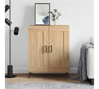 vidaXL Buffet chêne sonoma 69,5x34x90 cm bois d'ingénierie Marron G