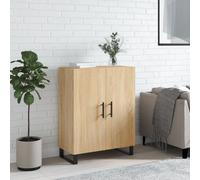 Vidaxl Buffet Chêne Sonoma 69,5x34x90 Cm Bois D'ingénierie Multicolore
