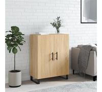 vidaXL Buffet, Armoire, Placard avec Pieds, Meuble de Rangement, Organisateur de Salon Salle de Séjour, Moderne, Chêne Sonoma Bois d'Ingénierie