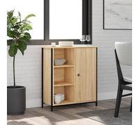 vidaXL Buffet chêne sonoma 70x30x80 cm bois d'ingénierie Marron