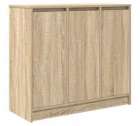 Buffet chêne sonoma 85x34x76 cm bois d ingénierie G