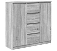 vidaXL Buffet et tiroirs Sonoma gris – Bois d'ingénierie 100,5×35×98,5 cm