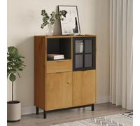 vidaXL Buffet FLAM 92x40x122,5 cm - Chêne