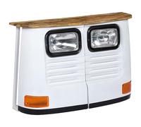 vidaXL Buffet Forme de Camion Blanc Commode Bahut Bois de Manguier Massif
