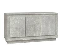 vidaXL Buffet Gris béton 102x35x55 cm Bois d'ingénierie