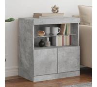vidaXL Buffet - Gris béton