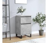 VIDAXL Buffet gris béton