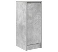 vidaXL Buffet gris béton 29,5 x 34 x 76 cm bois d'ingénierie