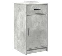 vidaXL Buffet Gris béton 40 x 40.5 x 75 cm Bois d'ingénierie | T'as plein de place pour garder tes affaires bien rangées, Fabriqué avec des panneaux de particules robustes,