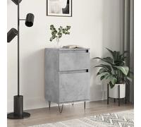 vidaXL Buffet - Gris béton 40x35x70 cm