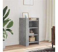 Buffet gris béton 45x35x75 cm Bois d'ingénierie, armoire, armoire latérale, armoire de rangement, armoire, placard, 848384