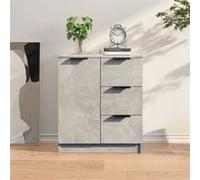 vidaXL Buffet Gris béton 60x30x70 cm Bois d'ingénierie811083 Gris G