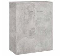 VIDAXL Buffet gris béton 60x30x75 cm