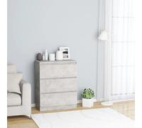 vidaXL Buffet Gris béton 60x35x76 cm
