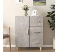 Buffet gris béton 69,5x34x90 cm bois d'ingénierie812172