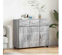 VIDAXL Buffet gris Sonoma en bois d'ingénierie 88,5 x 30,5 x 73 cm