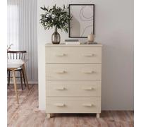 vidaXL Buffet HAMAR 79x40x103,5 cm - Marron miel