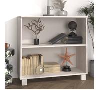 vidaXL Buffet HAMAR – Bois massif de pin blanc 85x35x80 cm