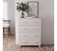vidaXL Buffet HAMAR Blanc - Bois massif de Pin
