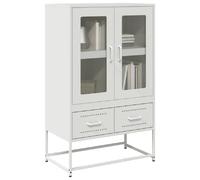 Vidaxl Buffet Haut 68x39x111,5 cm - Blanc