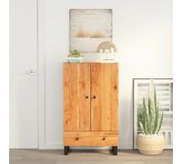 vidaXL Buffet Haut - Acacia/Fer