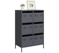 vidaXL Buffet haut anthracite 68x39x101,5 cm acier 851222