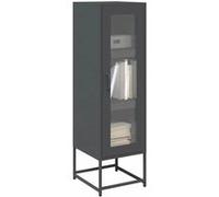 vidaXL Buffet haut anthracite 36x39x123 cm acier laminé à froid