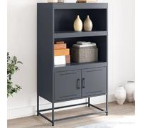vidaXL Buffet haut anthracite - 68,5x38,5x123,5 cm